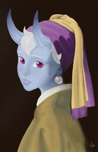 Demon with a Pearl Earring