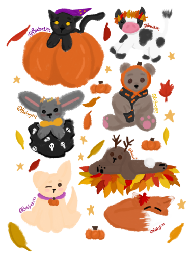 Autumn Animals