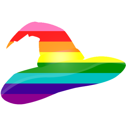 Rainbow - Pride - Witch Hat