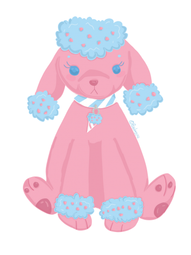 Cotton Candy Poodle