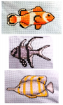 Fishy cross stitch