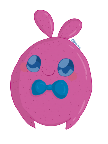 Pink Blob Friend