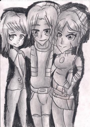 Andromeda, Sabrina and Ulrich