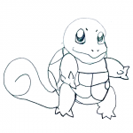 squirtle - clean lines