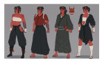 Yuko's outfit refs