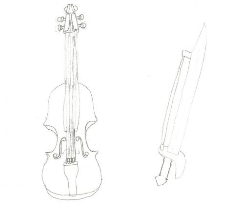 Violin + bowstick sword