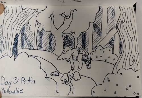 Inktober Day 3: Path