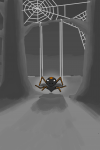 spooder on a swing