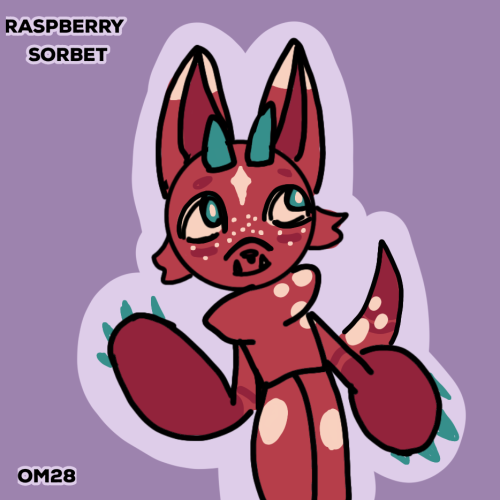 Nom of the month : raspberry sorbet om28