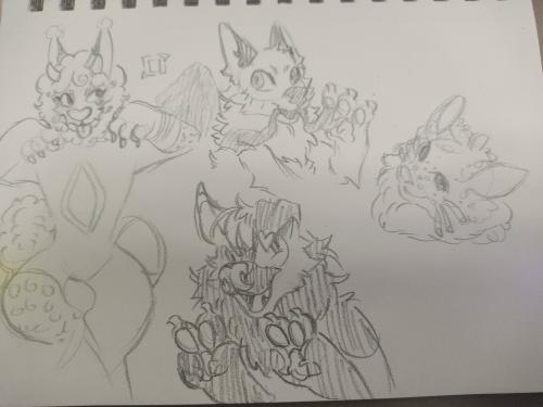 Physical gift art sketches