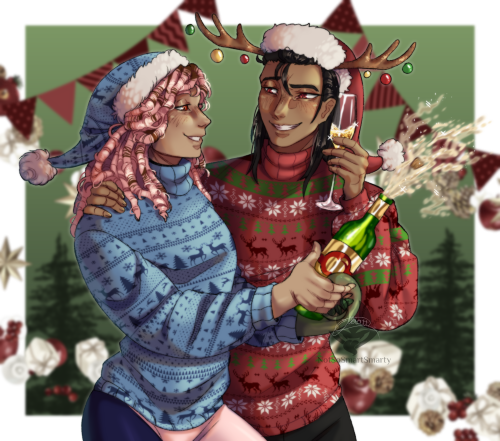 Secret Santa 2023: Kassin and Gabi celebrating Christmas