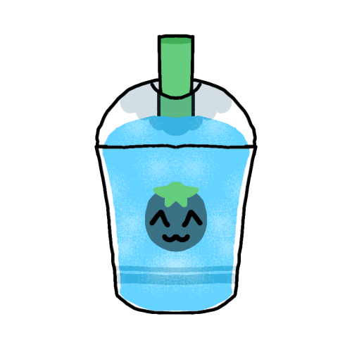 Blueberry slushy