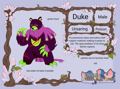 Duke the poison Ursaring