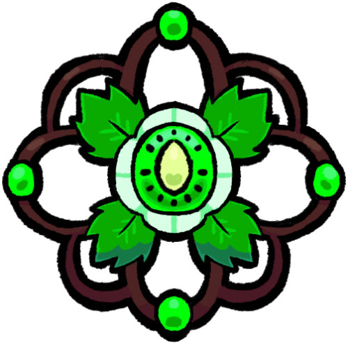 Brooch of vie-vegetale