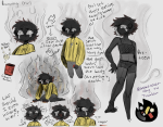 Burning Girl Ref Sheet