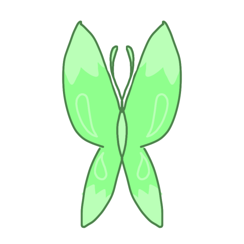 Mint butterfly