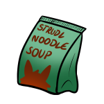 Strudl noodle soup