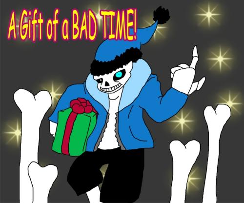 SECRET SANTA 2023: Comet Bad Time with Sans!