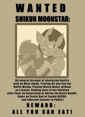 WANTED: SHIKUN MOONSTAR