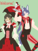 Eiju and Rosa in Chocolate Strawberry Outfits