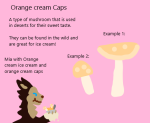 Orange cream caps