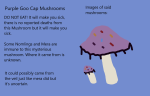 Purple Goo Cap Mushrooms