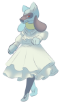 Pearl in a nice dress :)