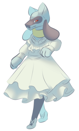 Pearl in a nice dress :)