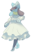 Pearl in a nice dress :)