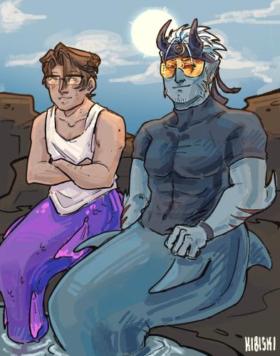 Itri and Kai - Mermaid Buddies!