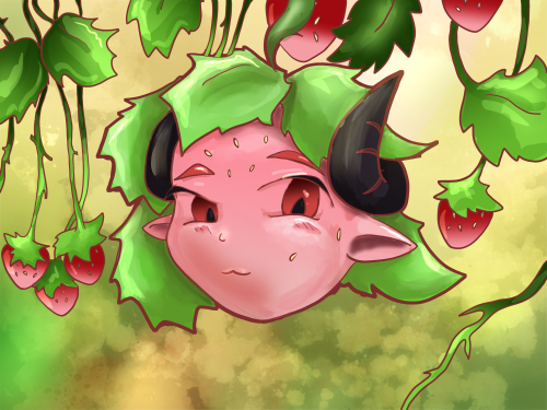 Lusabeth as a Strawberry
