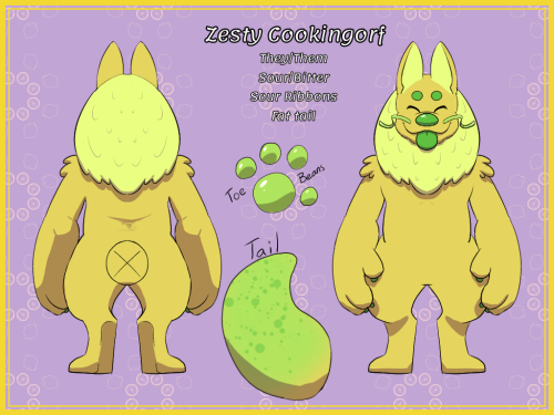 Character Zesty Ref Sheet