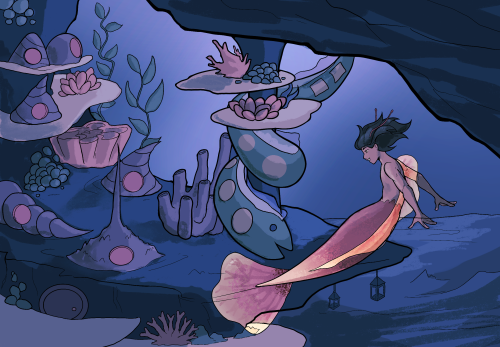 Lyrin in an Underwater City