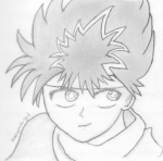 Hiei :shaded sketch: