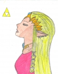 Princess Zelda (Colored)