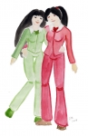 Sango and Kagome -