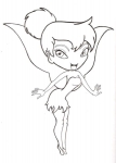 Tinkerbell Lineart