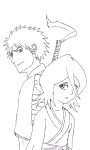 Ichigo and Rukia