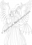 Kefka Palazzo lineart