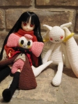 Amigurumi Charlotte and Kyubey