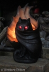 spooky Grimalkin candle lamp