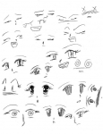 eye sketches