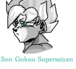 Grey ssj Goku O.o