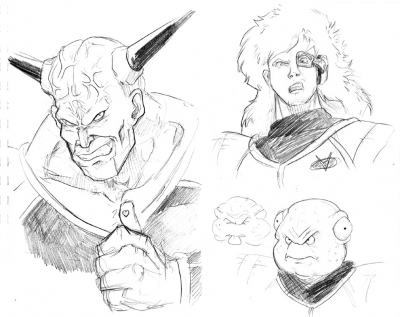 Ginyu Force sketches part 2