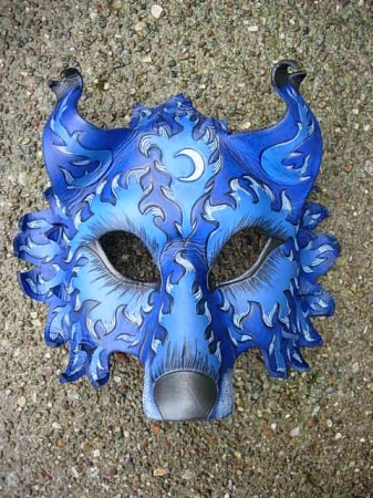 Blue Moon Wolf mask