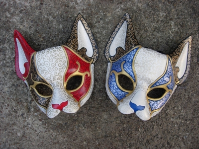 Venetian Cat masks