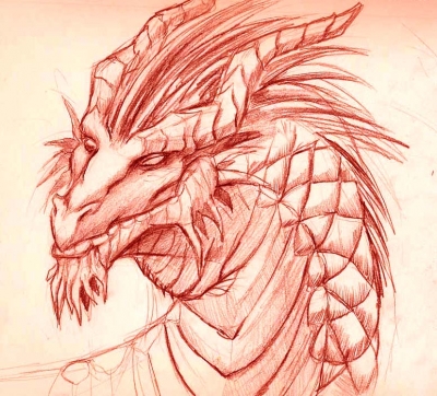 dragon sketch