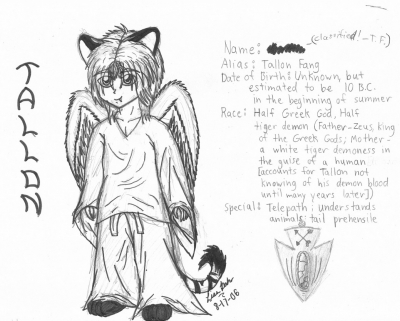 Character Bio - Tallon