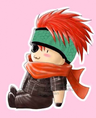 chibi sitting lavi