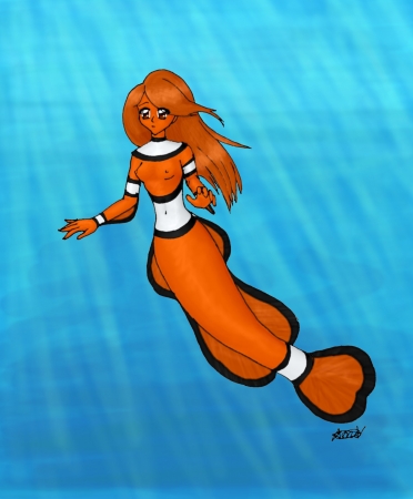 Clown Fish Mermaid